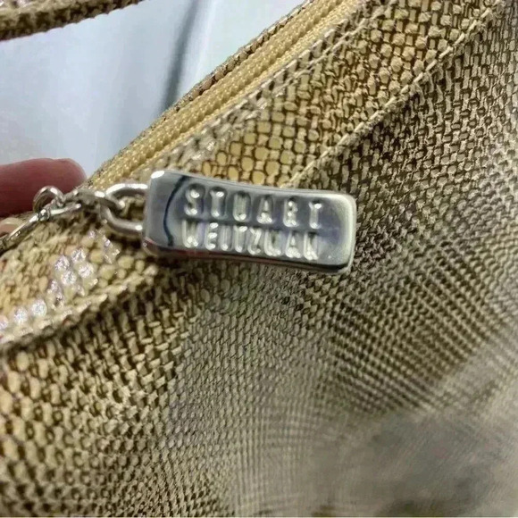 Stuart Weitzman soft leather shoulder hobo purse - Picture 8 of 13